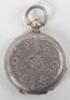 A 19th century silver open face pocket watch, James Houghton Kilburn - 2