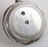 A 19th century silver open face pocket watch, James Houghton Kilburn - 4