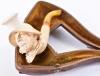Finely carved meerschaum pipe bowl in the form of a Turk’s head - 6