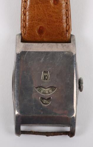 An unusual ‘full hunter’ cased wristwatch