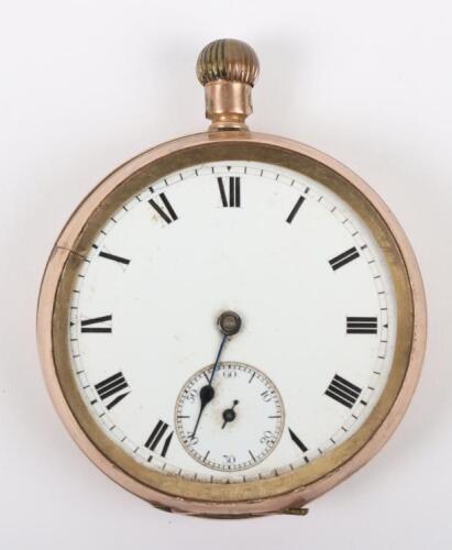 A 9ct gold pocket watch