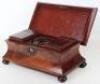 A 19th century mahogany casket tea caddy - 2