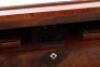 A 19th century mahogany casket tea caddy - 12