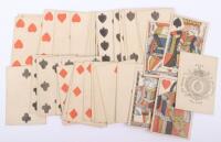 Early 19th century printed playing card set, Hall & Son