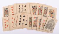 Early 19th century printed playing card set, Thomas Creswick