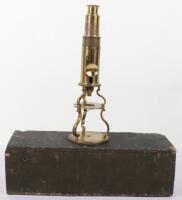 A William Harris & Co Culpeper-type compound monocular microscope, early 19th century