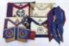 A leather suitcase of Masonic regalia - 5
