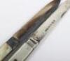 Two silver and mother of pearl fruit knives, with a 14ct nib Burnham fountain pen - 2