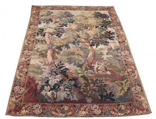 An Aubusson style verdure tapestry, Flemish, possibly 18th century