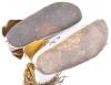 Pair of Native American soft leather moccasins - 4