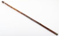 A 19th century bamboo combination walking stick