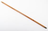 An Edwardian 18ct gold topped walking cane