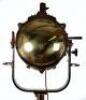 A superb and large pair of mid 20th century brass and metal naval signalling lamps on stands - 12