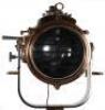 A superb and large pair of mid 20th century brass and metal naval signalling lamps on stands - 18