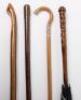 An early 20th century walking stick umbrella - 4