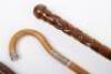 An early 20th century walking stick umbrella - 5