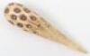 A selection of late 18th century French Napoleonic carved bone Prisoner of War items - 4