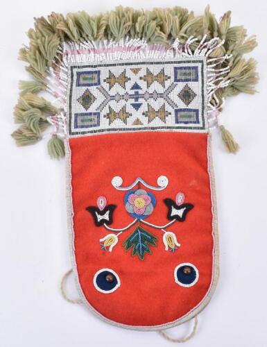 Native American beadwork bag