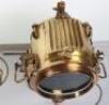 A superb and large pair of mid 20th century brass and metal naval signalling lamps on stands - 22