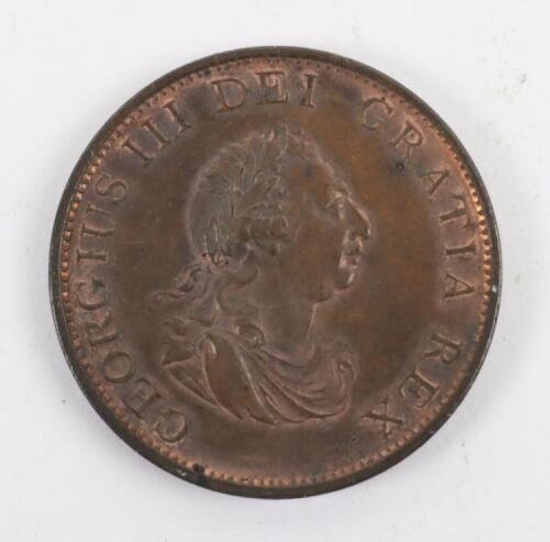 George III (1760-1820) Halfpenny Bronzed proof (S.3779)