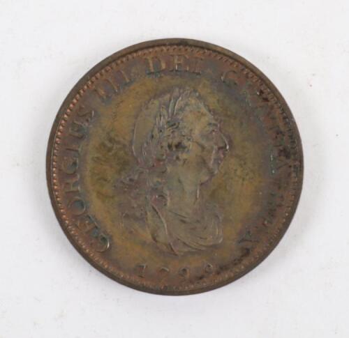 George III (1760-1820) Farthing Bronzed proof, (S.3779)