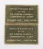 Two 18ct Sir Winston Churchill Stamp Replica gold stamps - 3