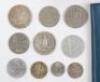 A GB decimal set, some US silver coins - 5