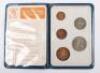 A GB decimal set, some US silver coins - 7