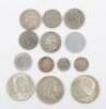 A GB decimal set, some US silver coins - 11