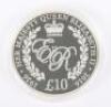 90th Birthday Ten Pounds silver five ounce coin, (.999) - 2