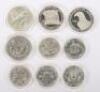 Four USA silver dollars - 2