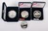 USA silver Eagle coin, a 2007 Jamestown 400th anniversary dollar (.999) - 2