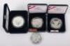 USA silver Eagle coin, a 2007 Jamestown 400th anniversary dollar (.999) - 3