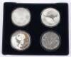 Two set of 2004 and 2005 four silver one ounce coins - 4