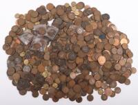 A selection of GB pennies, threepennies, etc, Victoria-Elizabeth II, (qty)