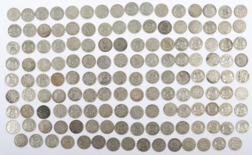 A selectin of pre 1946 GB Sixpences