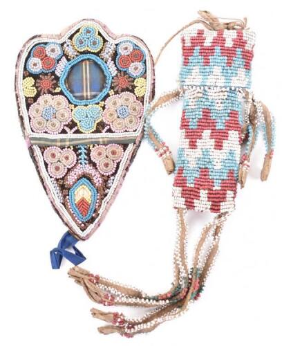 Native American beadwork probably c.1900