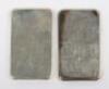 Two One Ounce silver ingots - 2