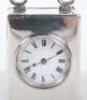 An Edwardian silver carriage clock, Mojon & Co Ltd, London 1907 - 3