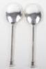 A pair of 17th century style serving spoons by, Josiah Williams & Co, London 1908 - 2
