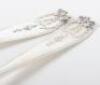 A pair of early 20th century serving spoons, Josiah Williams & Co, London 1918 - 7
