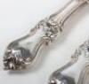 18th century silver plate mess cutlery - 5