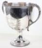 An interesting and substantial 19th century silver plated cricket trophy for the Challenge Cup 1885 - 11