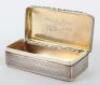 An historically significant ‘Great Escape’ owned Georgian silver snuff box inscribed with ‘Thomas Green RAF Stalag Luft 3’ - 4