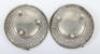 A pair of silver bonbon dishes, Birmingham 1926 - 3