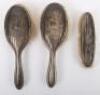 A silver dressing table brush set - 2