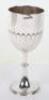 An Edwardian silver goblet, 1907 Birmingham - 2