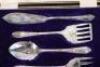 A selection of silver plated cased sets - 8