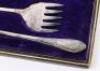 A selection of silver plated cased sets - 10