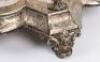 A Victorian silver and silver plated glass cruet set - 5